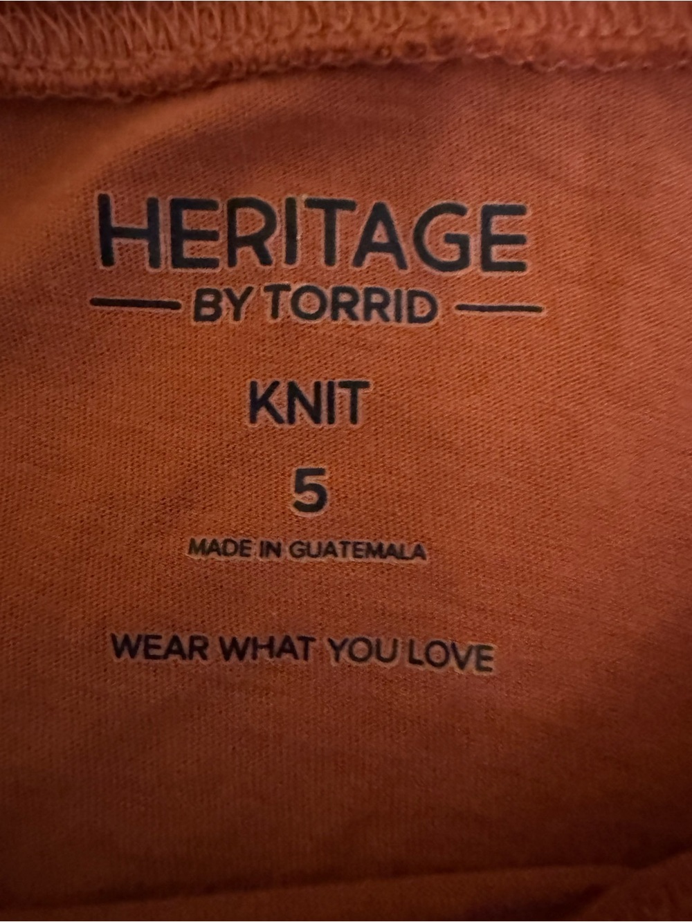 torrid Heritage Halloween Witch Knit Tee in Rust Orange Size 5 - Picture 3 of 4